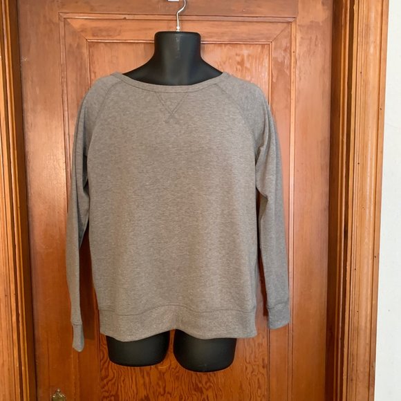 NWT Alternative Vintage Sport French Terry B-Side Reversible Sweatshirt Gray - M - Picture 15 of 16